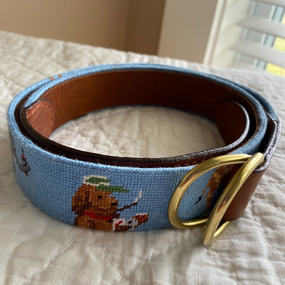 Smathers & Branson Needlepoint Belt